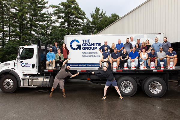 The Granite Group Team Photo with Truck