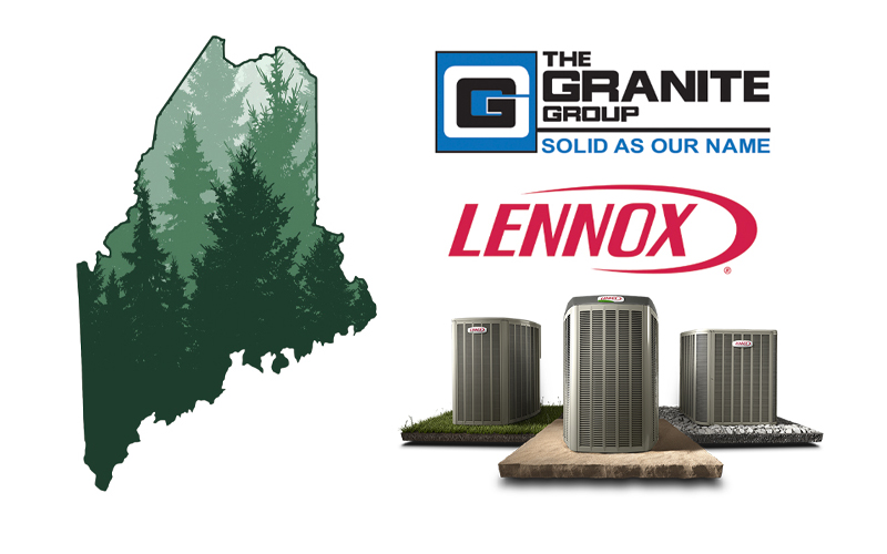 Lennox Logo with Maine outline